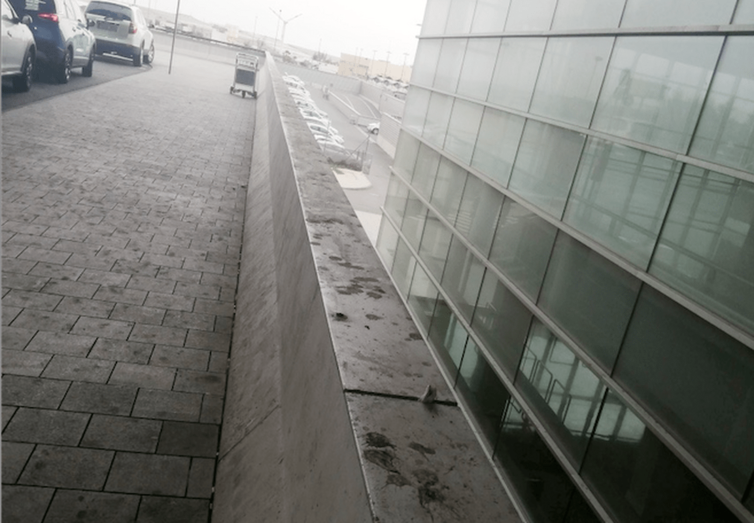 Imagen de los exteriores del Aeropuerto de Gran Canaria (Foto TA)